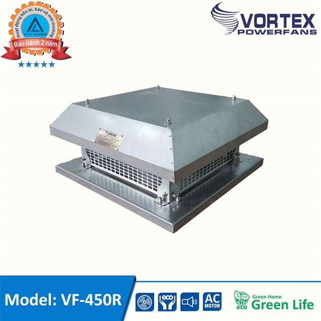 Quạt ly tâm hút mái - giếng trời hiệu VORTEX model: VF-450R