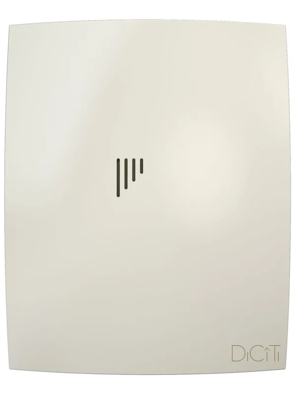 Вентилятор накладной BREEZE D125 обратный клапан Ivory DICITI