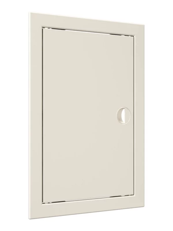 Люк ревизионный ЛР фланец 196х296 ручка 218х318 пластик Ivory EVECS