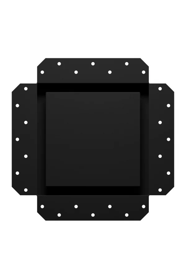 Решетка вентиляционная SGR 200х200 окраш. сталь Matt black ERA