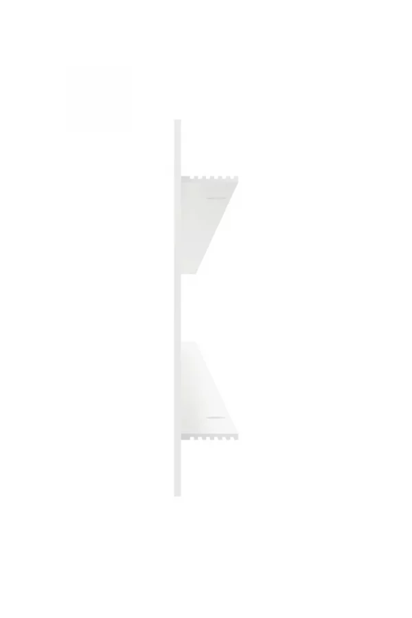 Решетка вентиляционная DP AL переточная 500x60 алюминий White ERA