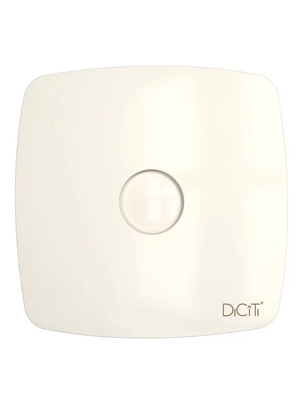 Вентилятор накладной RIO D125 обратный клапан Ivory DICITI