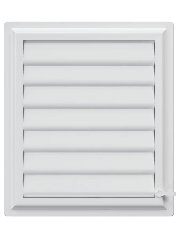 Решетка вентиляционная AIRVENT регулируемая жалюзи 349х399 пластик ERA