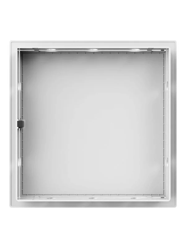 Люк ревизионный LN фланец 200x200 нажимной 224х224 пластик EVECS