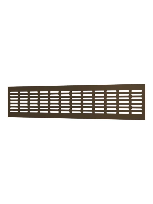 Решетка вентиляционная DP AL переточная 480х100 алюминий Dark bronze ERA