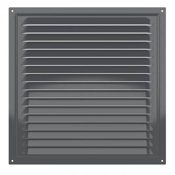 Решетка вентиляционная МЭ сетка 300х300 окрашенная сталь Gray ERA