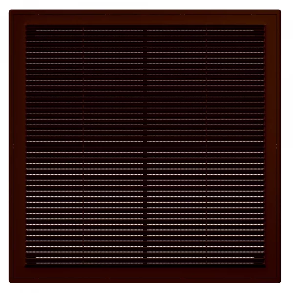 Решетка вентиляционная Р сетка разъемная 400х400 пластик Brown ERA