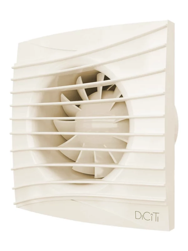 Вентилятор накладной SILENT D125 обратный клапан Ivory DICITI