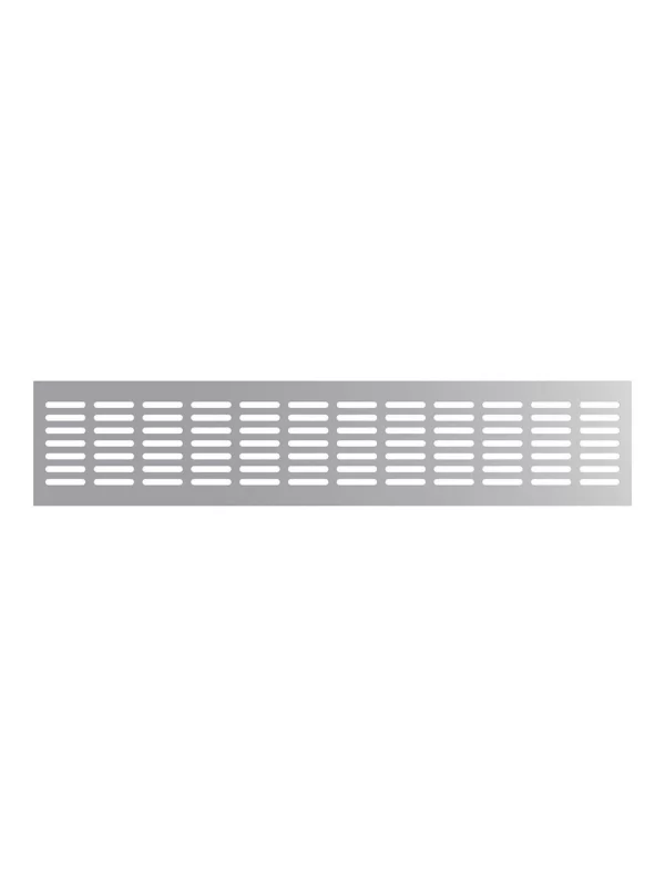 Решетка вентиляционная DP AL переточная 480х100 алюминий Silver ERA