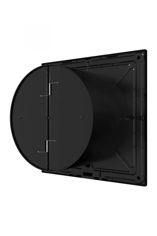 Вентилятор накладной SLIM D125 обратный клапан Obsidian DICITI