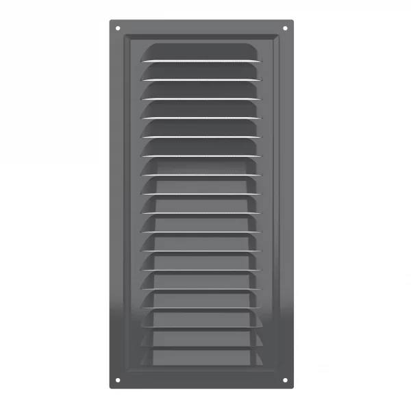 Решетка вентиляционная МЭ сетка 150х300 окрашенная сталь Gray ERA