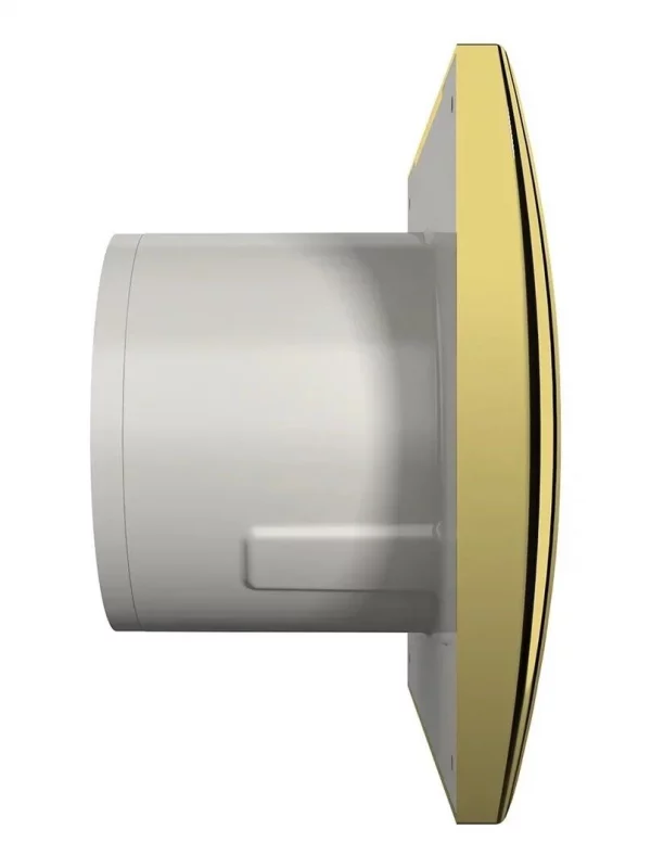 Вентилятор накладной AURA D125 обратный клапан Gold DICITI