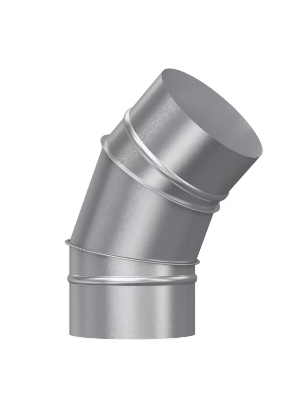 Отвод OTG D125 45° оцинкованная сталь ERA PRO