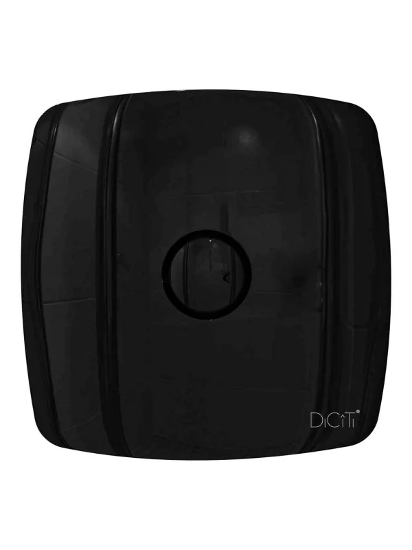 Вентилятор накладной RIO D125 обратный клапан Obsidian DICITI