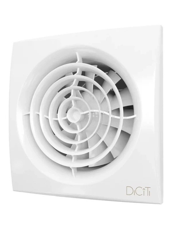 Вентилятор накладной AURA D125 обратный клапан DICITI