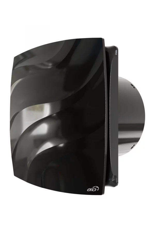 Вентилятор накладной WAVE 100C Black classic обратный клапан ERA