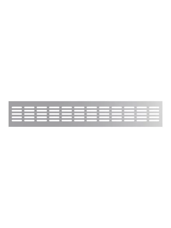 Решетка вентиляционная DP AL переточная 480х80 алюминий Silver ERA