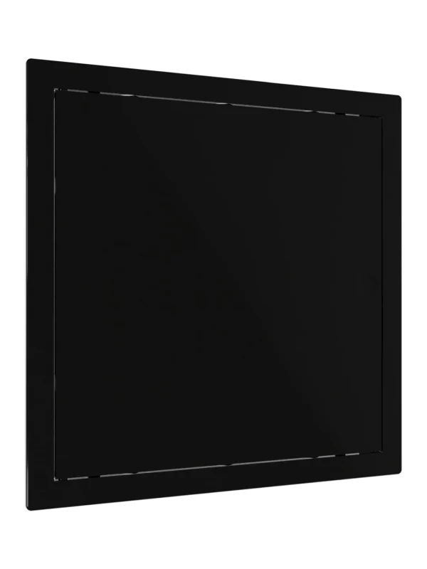 Люк ревизионный LN фланец 200x200 нажимной 224х224 пластик Black EVECS