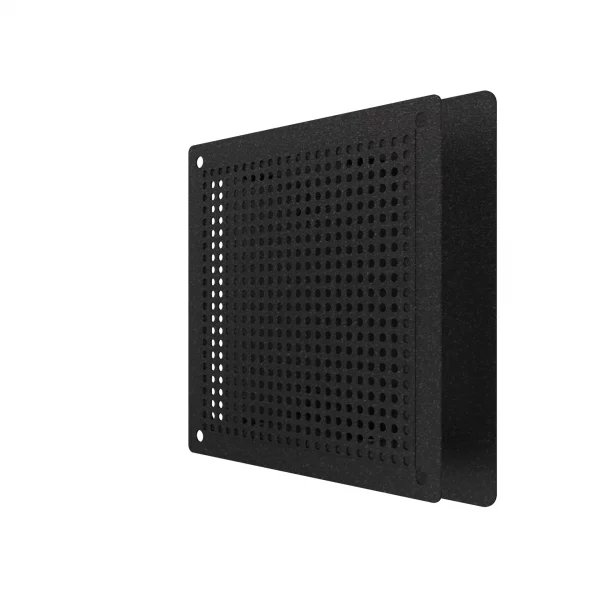 Решетка вентиляционная RVM сетка разъемная на магнитах 140х140 окрашсталь Black ERA