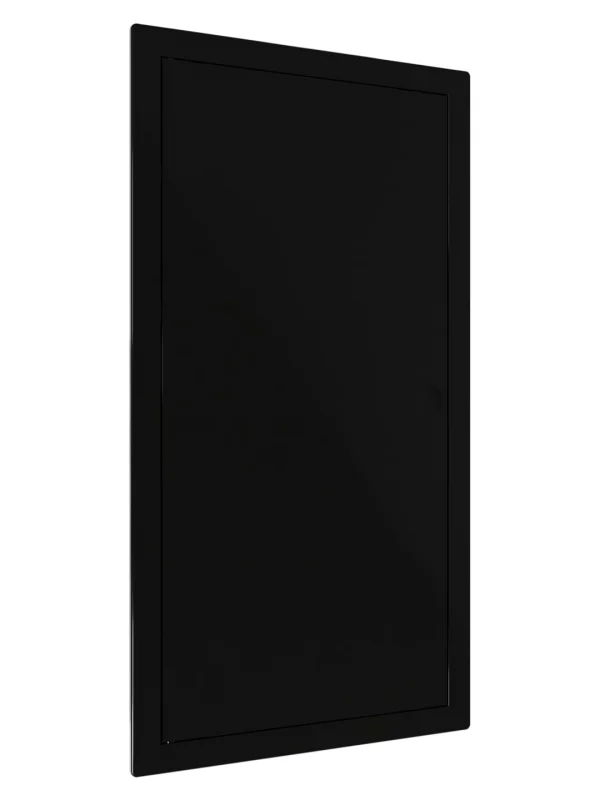 Люк ревизионный LN фланец 150х300 нажимной 172х322 пластик Black EVECS