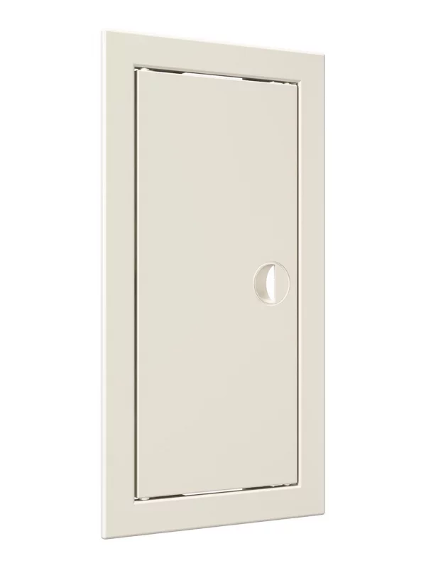 Люк ревизионный ЛР фланец 146х296 ручка 168х318 пластик Ivory EVECS