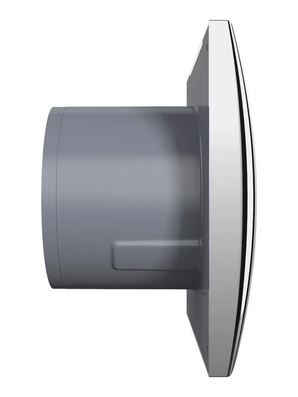 Вентилятор накладной AURA D100 обратный клапан Chrome DICITI