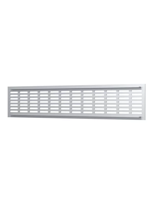 Решетка вентиляционная DP AL переточная 480х100 алюминий Silver ERA