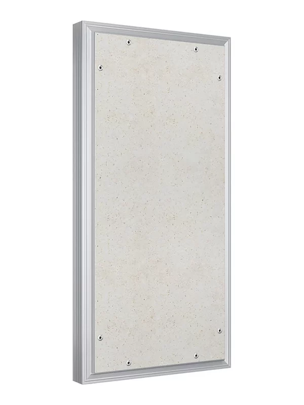 Люк ревизионный D Ceramo Optimum 300х600 скрытый монтаж петля алюминий EVECS