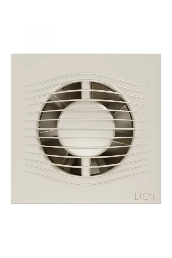 Вентилятор накладной SLIM D100 обратный клапан Ivory DICITI