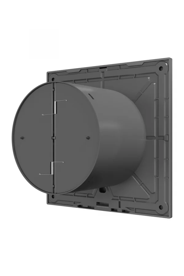 Вентилятор накладной SLIM D100 обратный клапан Gray metal DICITI