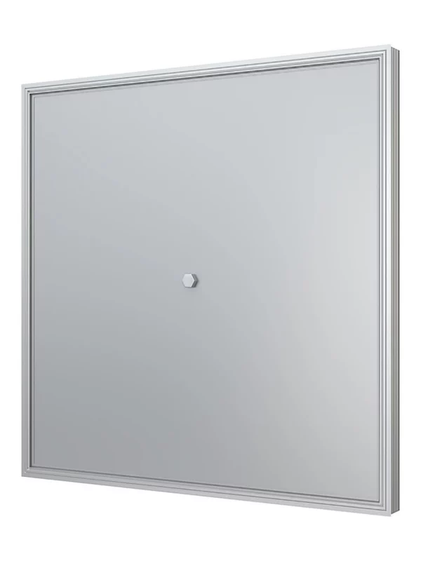 Люк ревизионный D Floor 600х600 напольный скрытый монтаж алюминий EVECS