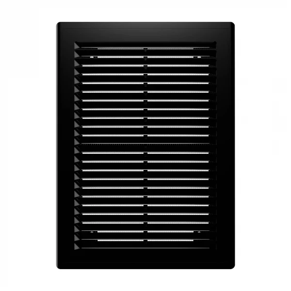 Решетка вентиляционная Р сетка разъемная 185х255 пластик Black ERA