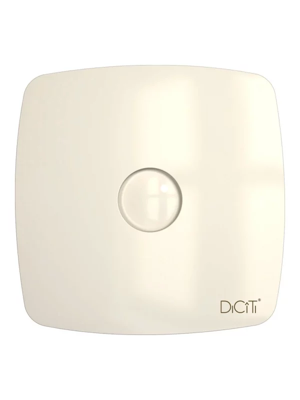 Вентилятор накладной RIO D100 обратный клапан Ivory DICITI