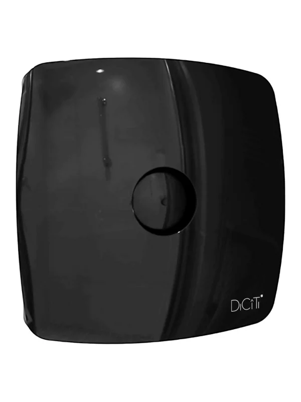 Вентилятор накладной RIO D100 обратный клапан Obsidian DICITI
