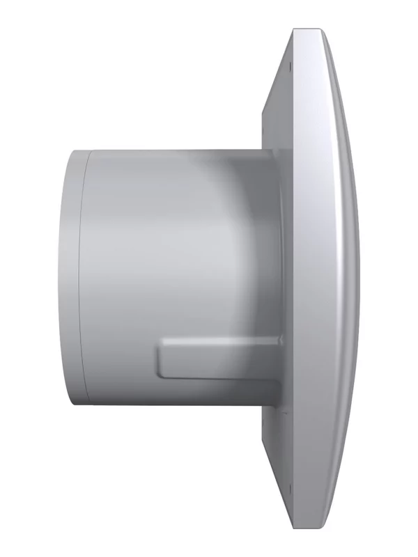 Вентилятор накладной AURA D100 обратный клапан Gray metal DICITI