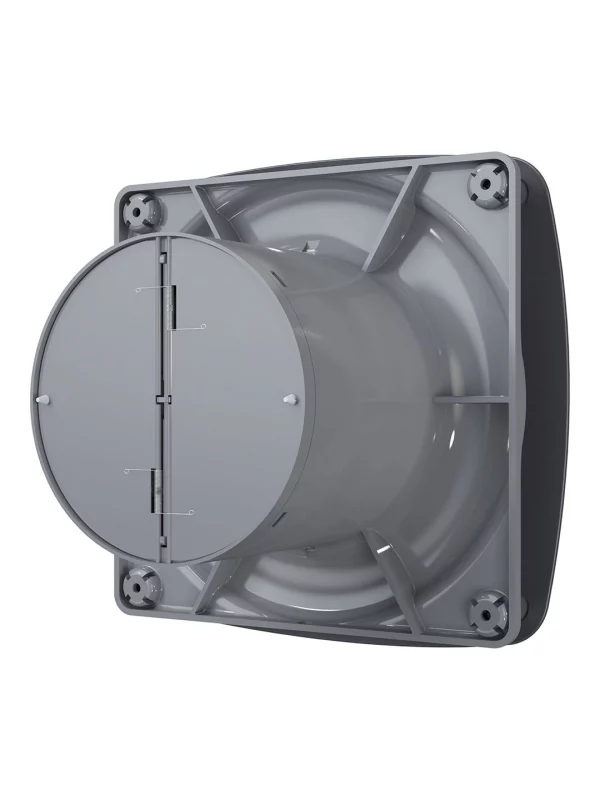 Вентилятор накладной RIO D125 обратный клапан Dark gray metal DICITI