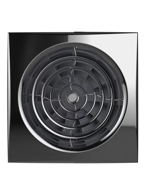 Вентилятор накладной AURA D125 обратный клапан Chrome DICITI