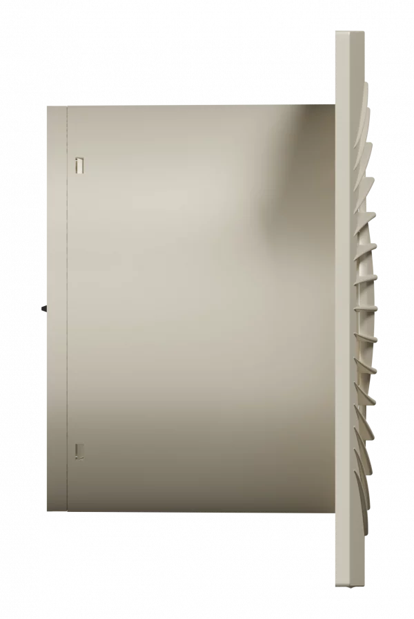 Вентилятор накладной SLIM D125 обратный клапан Ivory DICITI