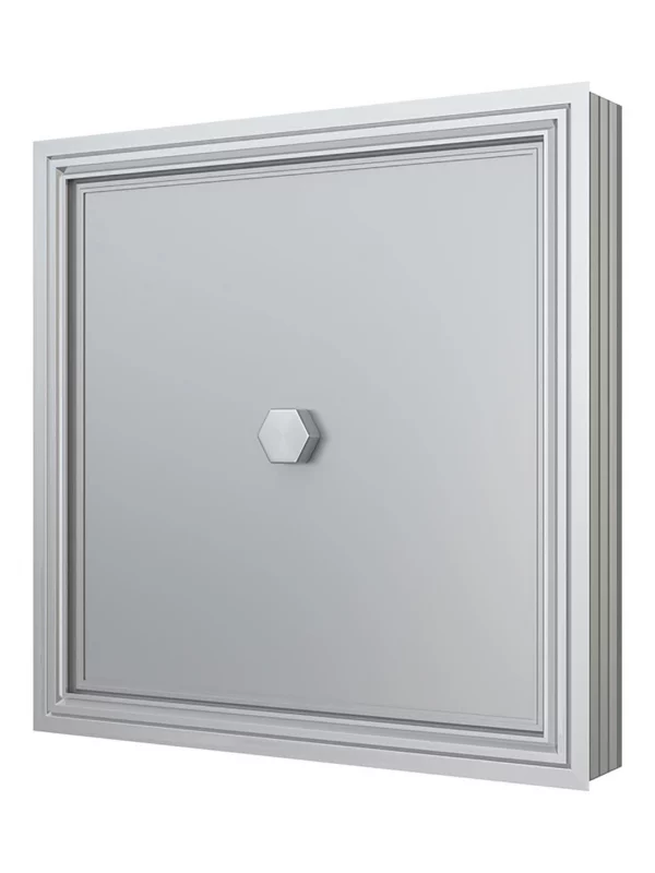 Люк ревизионный D Floor 300х300 напольный скрытый монтаж алюминий EVECS