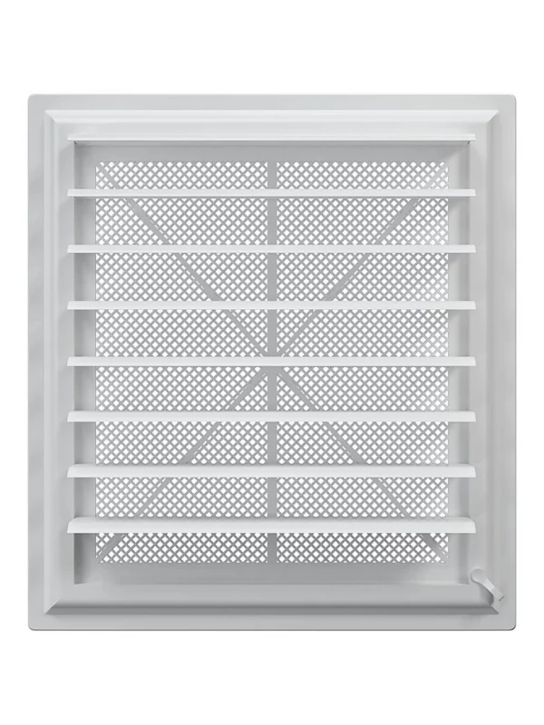 Решетка вентиляционная AIRVENT регулируемая жалюзи 402х442 пластик ERA