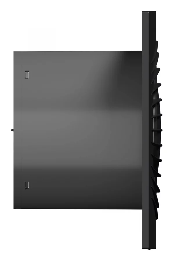 Вентилятор накладной SLIM D100 обратный клапан Dark Gray metal DICITI