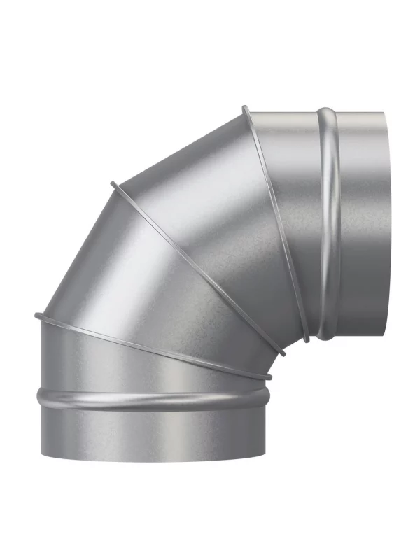Отвод OTG D100 90° оцинкованная сталь ERA PRO
