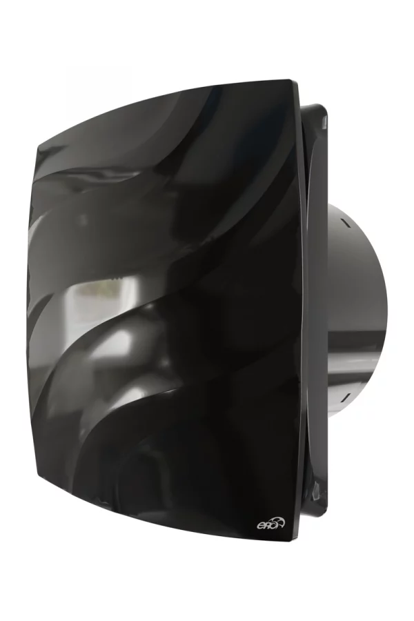 Вентилятор накладной WAVE 120C Black classic обратный клапан ERA