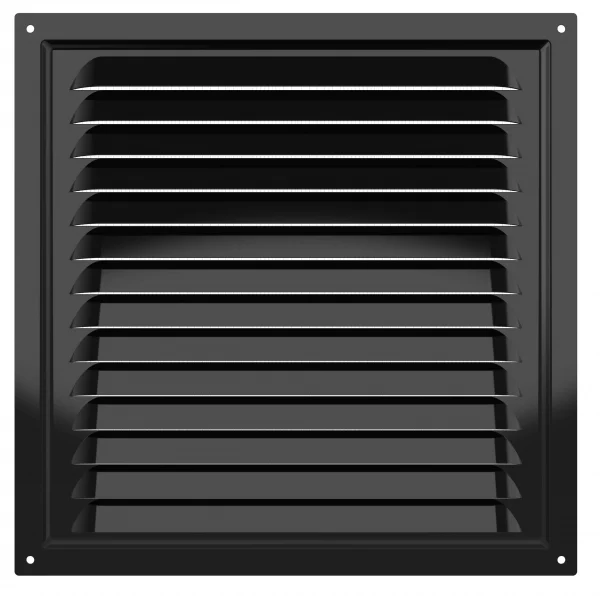 Решетка вентиляционная МЭ сетка 250х250 окрашенная сталь Black ERA