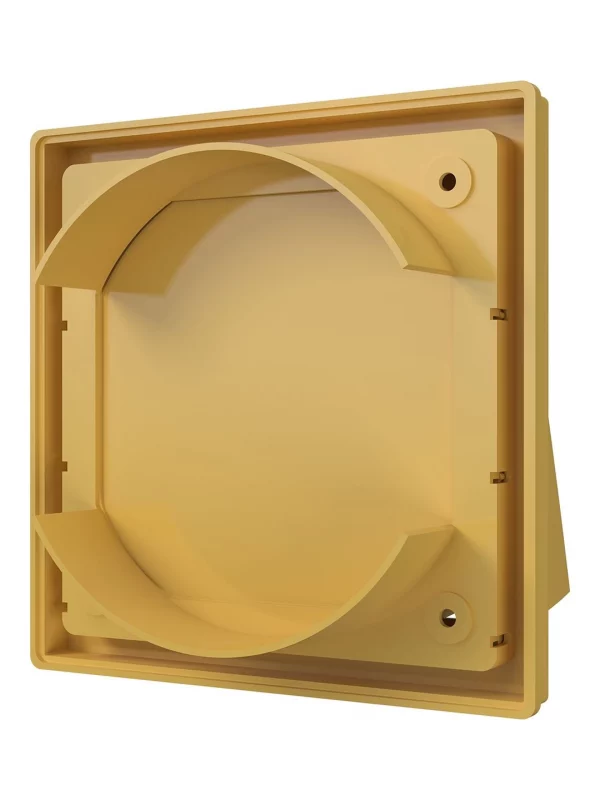 Выход стенной КФВ фланец D125 обратный клапан 150х150 ASA Beige ERA