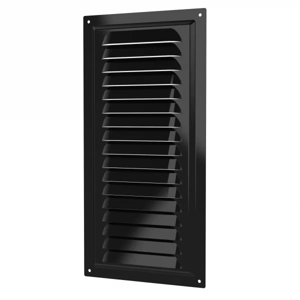 Решетка вентиляционная МЭ сетка 150х300 окрашенная сталь Black ERA