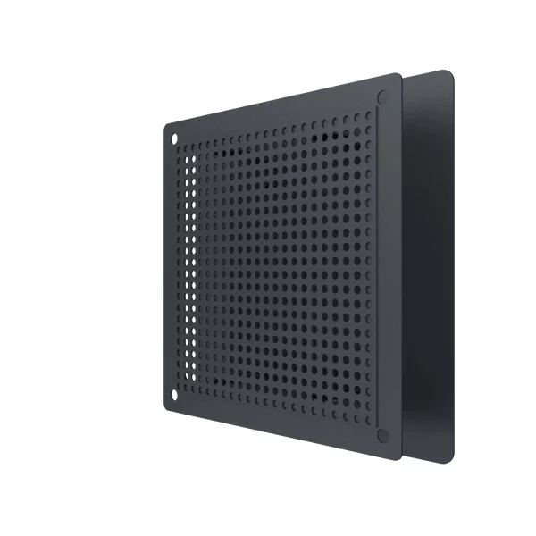 Решетка вентиляционная RVM сетка разъемная на магнитах 140х140 окрашсталь Gray ERA