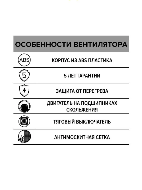 Вентилятор накладной NEO тяговый выключатель D100 сетка ERA
