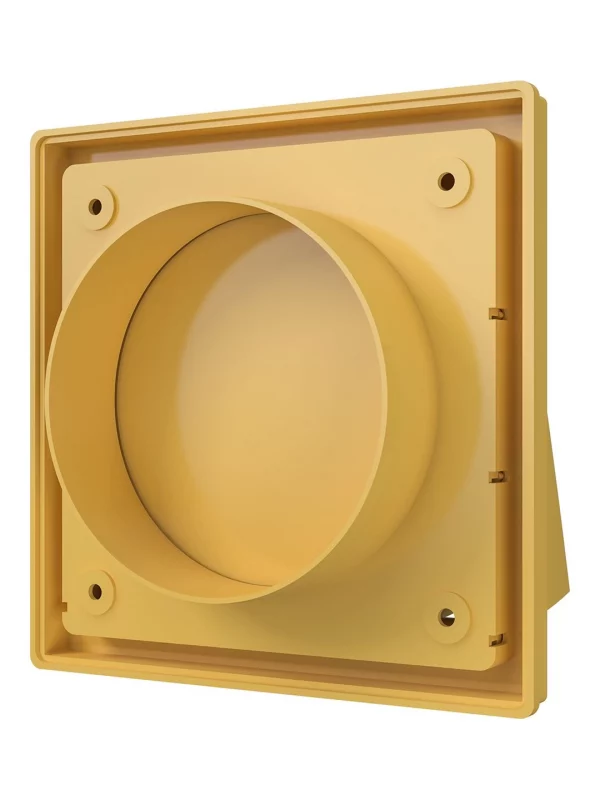 Выход стенной КФВ фланец D100 обратный клапан 150x150 ASA Beige ERA