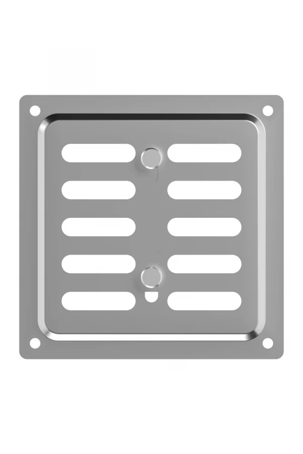 Решетка вентиляционная MER регулируемая 100x100 окрашенная сталь Chrome ERA